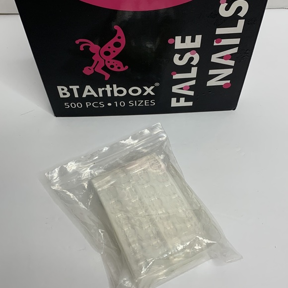 BTArtbox FALSE NAILS | 500 Piece Acrylic Nail Set 10 Different Sizes 1000 Sticks - Picture 5 of 5